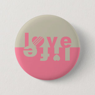 LIFE-knoppen LOPEN Ronde Button 5,7 Cm