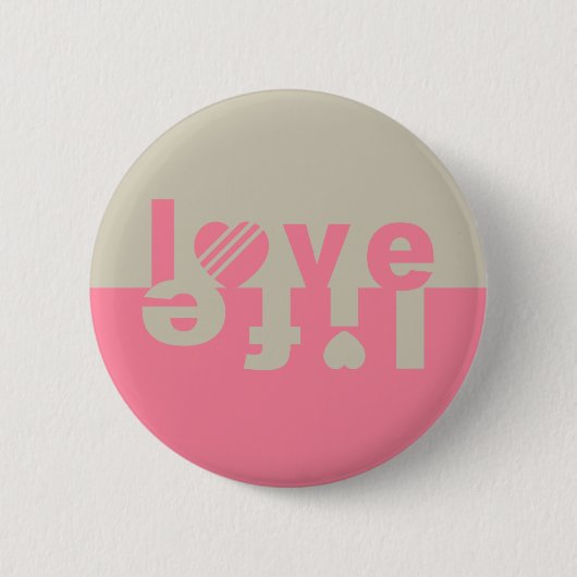 LIFE-knoppen LOPEN Ronde Button 5,7 Cm (Voorkant)