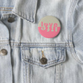 LIFE-knoppen LOPEN Ronde Button 5,7 Cm (In situ)