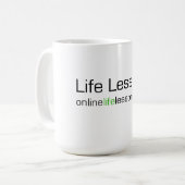 Life Lessons Coffee-Mok Koffiemok (Voorkant links)