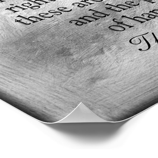 Life Liberty Happiness - Jefferson quote - print (Hoek)