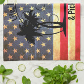 Life Liberty & Pickleball USA Theedoek (Gevouwen)