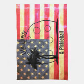 Life Liberty & Pickleball USA Theedoek (Verticaal)