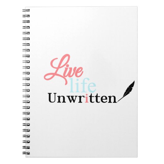 Life Life Unwritten Journal Notitieboek (Voorkant)