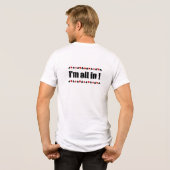 Life Like Poker T-shirt (Achterkant volledig)