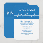 Life Line Medical Afstuderen Uitnodiging (Voorkant / Achterkant)