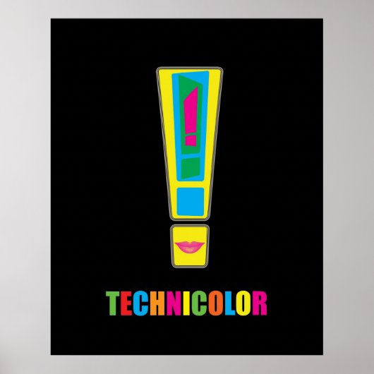 Life Live Technicolor Poster (Voorkant)