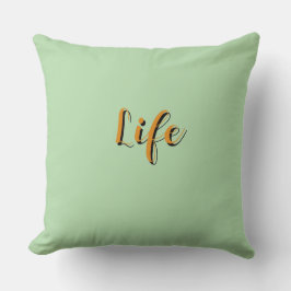 Life Logo Lt Groen Kussen