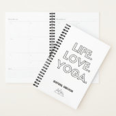 Life.Love.Yoga. Spiralen notitieboek (Display)
