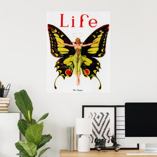 Life Magazine - De Flapper Poster (Thuiskantoor)