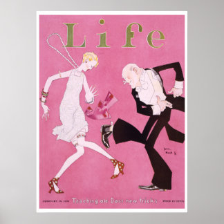 Life Magazine Hoesje Flapper 1926 Poster