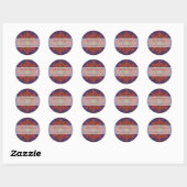 Life Mandala Ronde Sticker (Vel)