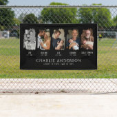 Life Mijlpalen 5-Foto Collage begrafenis / Memoria Spandoek (Insitu)