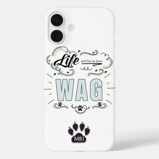 LIFE moet alleen WAG-Hondenliefhebber hebben Case-Mate iPhone Case (Achterkant)