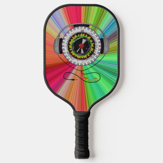 Life-muziek Pickleball Paddle (Voorkant)