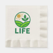 LIFE – Natuur geïnspireerd eco-ontwerp Servet (Voorkant)
