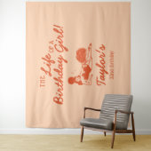 Life of a Birthday Girl Party Backdrop Wandkleed (In situ)