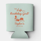 Life of a Birthday Girl Party Blikjeskoeler (Achterkant)