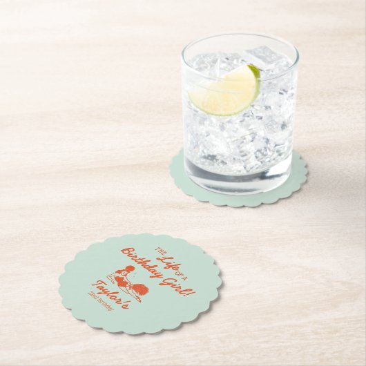 Life of a Birthday Girl Party Kartonnen Onderzetters (Insitu)