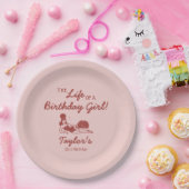 Life of a Birthday Girl Party Papieren Bordje (Feest)