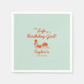 Life of a Birthday Girl Party Servet (Voorkant)