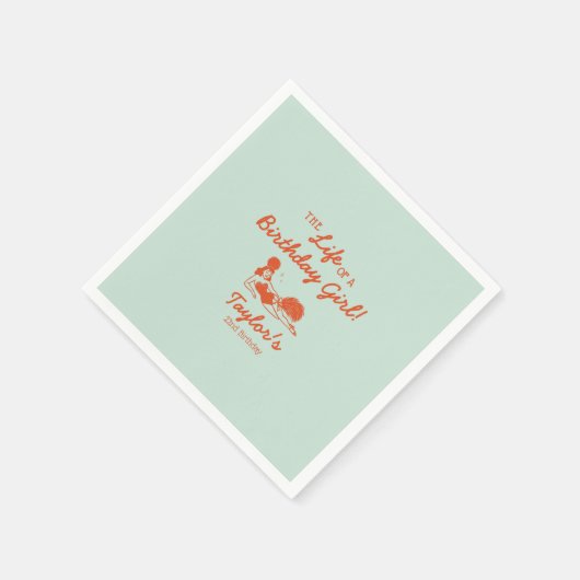 Life of a Birthday Girl Party Servet (Hoek)