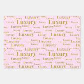 Life of Luxury Wrapping Sheet Set van 3 Inpakpapier Vel (Voorkant)