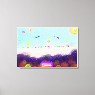 Life on Another Planet Canvas Afdruk