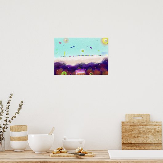 Life on Another Planet Poster (Keuken)