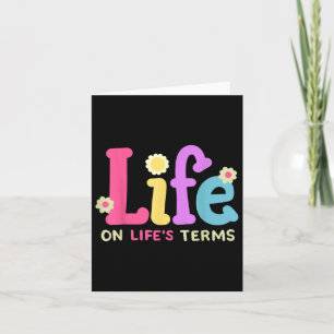 Life on Lifes Termen soberheid Jubileum aa na sob Kaart