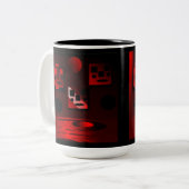 Life on Mars Mug Tweekleurige Koffiemok (Voorkant links)