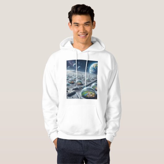 Life on the Moon sweatshirt (Voorkant volledig)