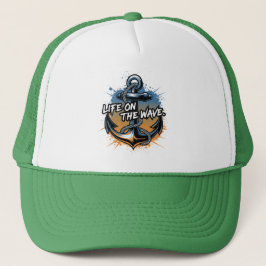 Life on the Wave Trucker Hat - Perfect voor Ocean  Pet