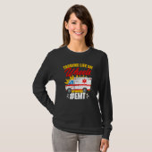 Life On Wheels Emergency Medical Technicia Ambu T-shirt (Voorkant volledig)