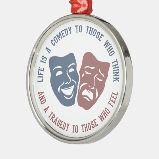 LIFE-ornament Metalen Ornament (Links)