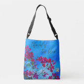 Life out of the blue crossbody tas (Achterkant)