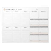 LIFE PAGINA Planner by between Carpools Notitieblok (Voorkant)