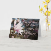 Life Partner Verjaardagskaart met magnolia Kaart (Gele Bloem)