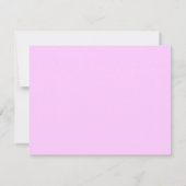 Life Pink Bat Mitzvah Project Card Kaart (Achterkant)