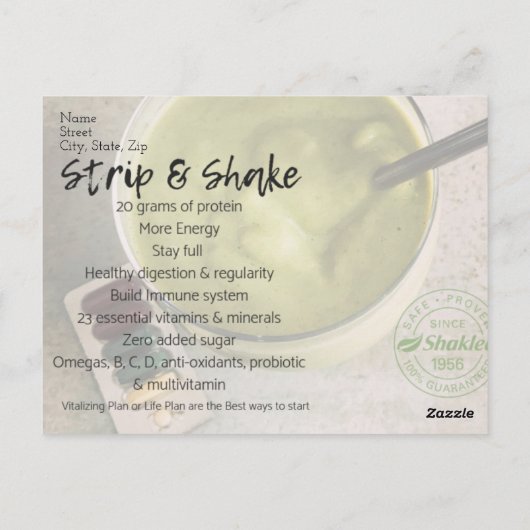 Life Plan Briefkaart (Achterkant)