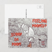 Life Pooper Scooper Briefkaart (Voorkant / Achterkant)