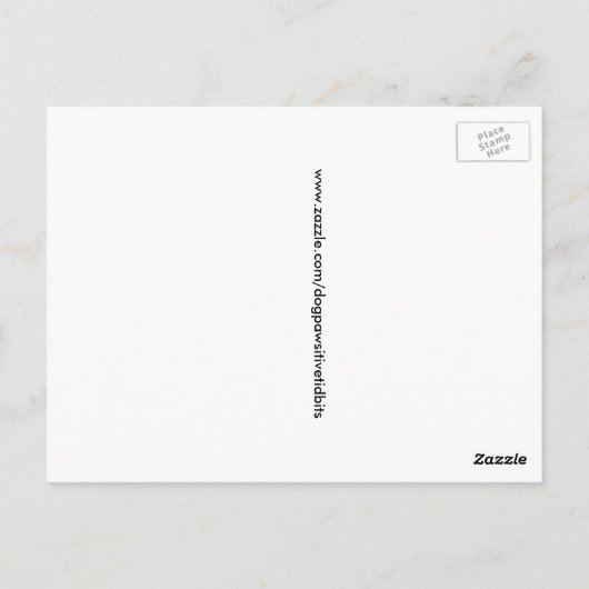 Life Pooper Scooper Briefkaart (Achterkant)