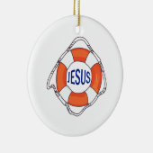 LIFE PRESERVER JESUS KERAMISCH ORNAMENT (Rechts)