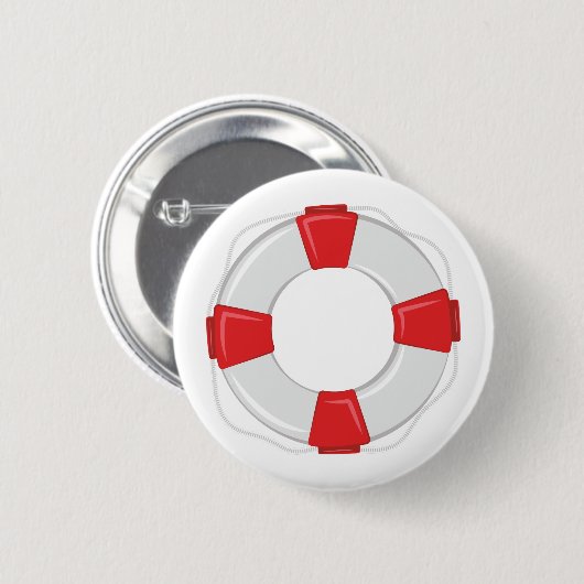 Life Preserver Ronde Button 5,7 Cm (Voorkant /achterkant)