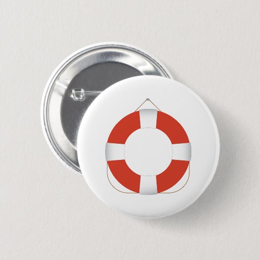 Life Preserver Ronde Button 5,7 Cm (Voorkant /achterkant)
