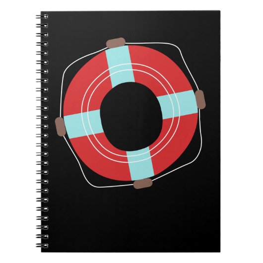 Life Preserver Water Swim Safety Lifeguard Notitieboek (Voorkant)