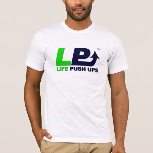 Life Push Ups Bella Canvas T-shirt (Voorkant)