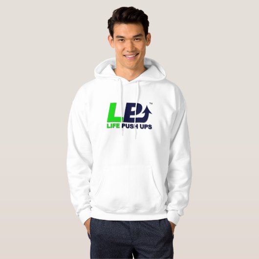 Life Push UPS Mannen Hooded Sweatshirts Hoodie (Voorkant volledig)