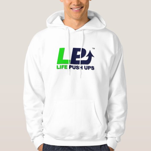 Life Push UPS Mannen Hooded Sweatshirts Hoodie (Voorkant)