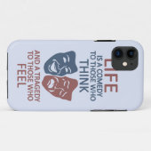 Life quote aangepaste iPhone-case Case-Mate iPhone Case (Achterkant (horizontaal))